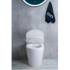 Приставной безободковый унитаз с сиденьем микролифт GID TRS-263