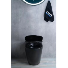 Приставной безободковый унитаз с сиденьем микролифт GID TRS-269BM