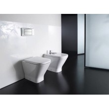 Комплект унитаза со смывным бачком Roca The Gap 893109000 с сиденьем Микролифт и клавишей смыва Хром