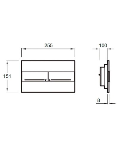 Комплект подвесной унитаз Jacob Delafon Presquile E4440-00 + система инсталляции Jacob Delafon E5504-NF + E4316-CP