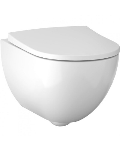 Комплект унитаза Geberit Acanto 500.128.21.A с инсталляцией с сиденьем Микролифт и клавишей смыва Хром