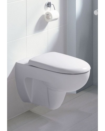 Комплект унитаза Geberit Renova 500.124.TC.R с инсталляцией Duofix с сиденьем Микролифт и клавишей смыва Хром глянцевый