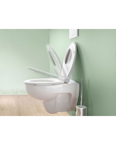 Комплект унитаза Geberit Renova 500.124.TC.R с инсталляцией Duofix с сиденьем Микролифт и клавишей смыва Хром глянцевый