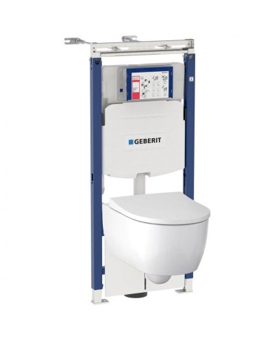 Комплект унитаза Geberit iCon 500.362.TC.I с инсталляцией Duofix с сиденьем Микролифт