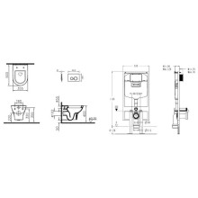 Комплект Vitra Zentrum 9012B003-7205