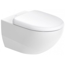 Комплект унитаза Duravit Architec 45720900A1 с инсталляцией Grohe Rapid SL 38721001 с сиденьем Микролифт и клавишей смыва Хром