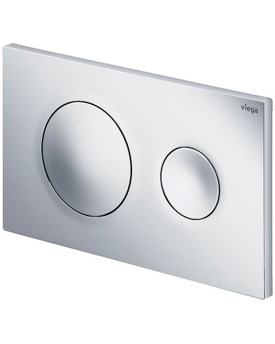 Комплект унитаза AM.PM Spirit FlashClean C701700WH + C707857WH с инсталляцией Viega Prevista Dry 792855 с сиденьем Микролифт и клавишей смыва Хром