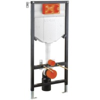 Комплект унитаза с инсталляцией Vitra Norm Fit 9773B099-7207 с сиденьем Микролифт и клавишей смыва Хром