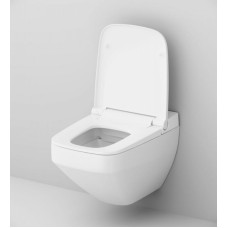 Комплект унитаза с инсталляцией AM.PM Inspire V2.0 FlashClean IS450A38.CCC50A с электронным сиденьем Микролифт с функцией биде и Черной клавишей смыва