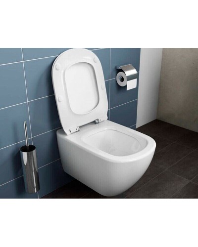 Комплект унитаза с инсталляцией Ideal Standard Tesi P3868V1 с сиденьем Микролифт и клавишей смыва Хром