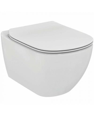 Комплект унитаза с инсталляцией Ideal Standard Tesi P3868V1 с сиденьем Микролифт и клавишей смыва Хром