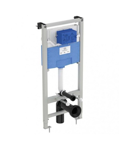 Комплект унитаза с инсталляцией Ideal Standard Tesi P3868V1 с сиденьем Микролифт и клавишей смыва Хром