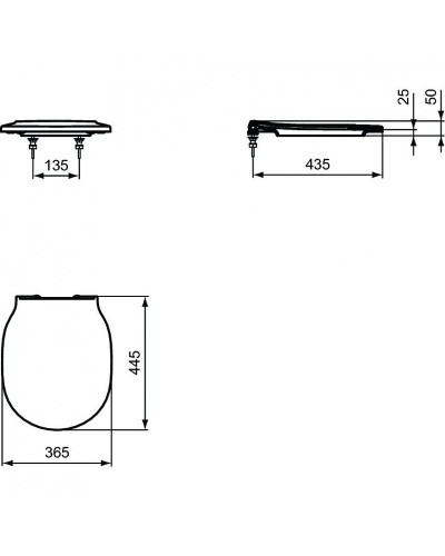 Комплект унитаза с инсталляцией Ideal Standard Connect Air PR212101 с сиденьем Микролифт и клавишей смыва Хром