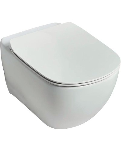 Комплект унитаза с инсталляцией Ideal Standard Tesi PR386801 с сиденьем Микролифт и клавишей смыва Хром