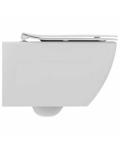 Комплект унитаза с инсталляцией Ideal Standard Tesi PR386801 с сиденьем Микролифт и клавишей смыва Хром