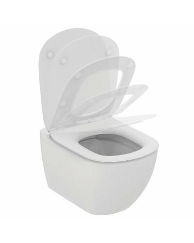 Комплект унитаза с инсталляцией Ideal Standard Tesi PR386801 с сиденьем Микролифт и клавишей смыва Хром