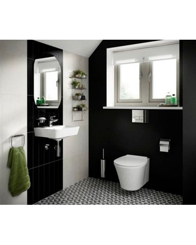 Комплект унитаза с инсталляцией Ideal Standard Connect Air E212101 с сиденьем Микролифт