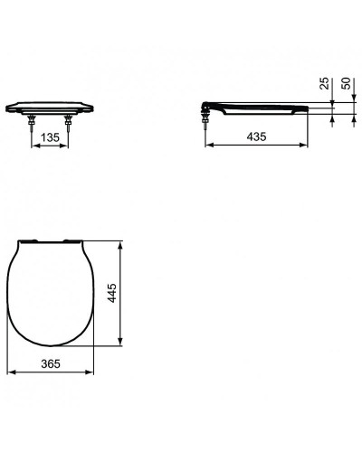 Комплект унитаза с инсталляцией Ideal Standard Connect Air E212101 с сиденьем Микролифт