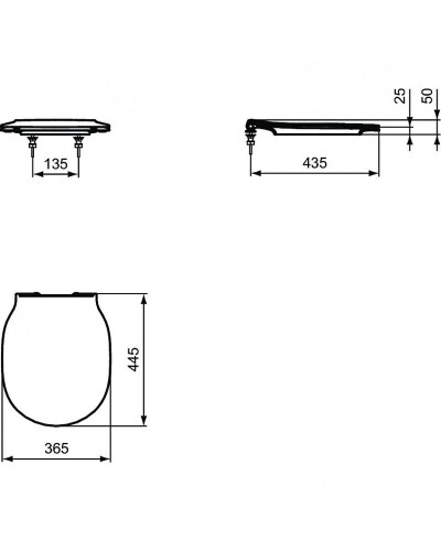 Комплект унитаза с инсталляцией Ideal Standard Connect E211601 с сиденьем Микролифт