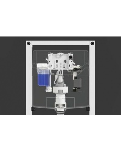 Комплект унитаза с инсталляцией Ideal Standard Tesi R029901 с сиденьем Микролифт и клавишей смыва Хром