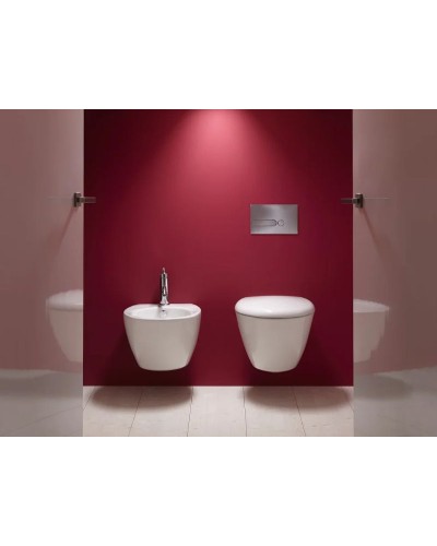 Комплект унитаза с инсталляцией Jacob Delafon Presquile E21743RU-00 с сиденьем Микролифт и клавишей смыва Хром