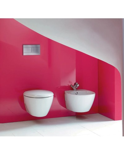 Комплект унитаза с инсталляцией Jacob Delafon Presquile E21743RU-00 с сиденьем Микролифт и клавишей смыва Хром