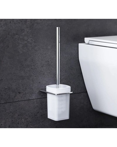 Комплект унитаза с инсталляцией AM.PM Spirit V2.0 CK70HA с сиденьем Микролифт с клавишей смыва Хром с гигиеническим душем и аксессуарами для ванной к