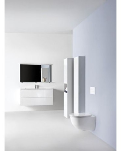 Комплект унитаза с инсталляцией Laufen Pro ПЭК 8.6996.6.000.000.R с сиденьем Микролифт и клавишей смыва Хром