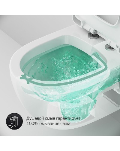 Комплект унитаза AM.PM Awe C111738SC с инсталляцией Grohe Rapid SL 38772001 с сиденьем Микролифт и клавишей смыва Хром