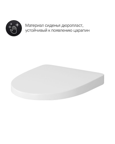 Комплект унитаза AM.PM Awe C111738SC с инсталляцией Grohe Rapid SL 38772001 с сиденьем Микролифт и клавишей смыва Хром