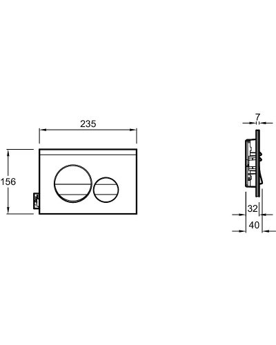 Комплект унитаза с инсталляцией Jacob Delafon Rodin+ E21748RU-00 с сиденьем Микролифт и Черной клавишей смыва
