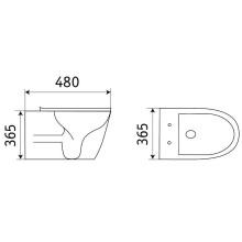 Комплект унитаза CeramaLux B2330B с инсталляцией Grohe Rapid SL 38772001 с сиденьем Микролифт и клавишей смыва Хром