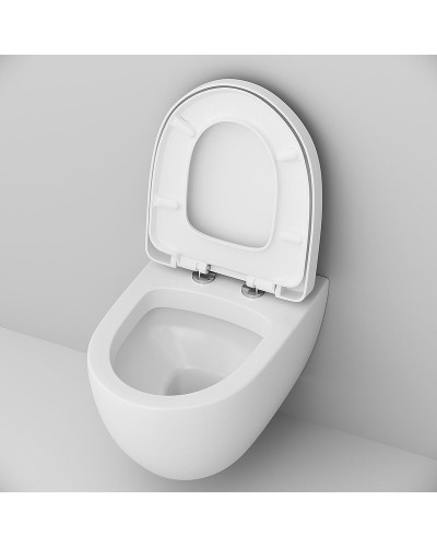 Комплект унитаза AM.PM Awe C111738SC с инсталляцией Grohe Rapid SL 38775001 с сиденьем Микролифт и клавишей смыва Хром