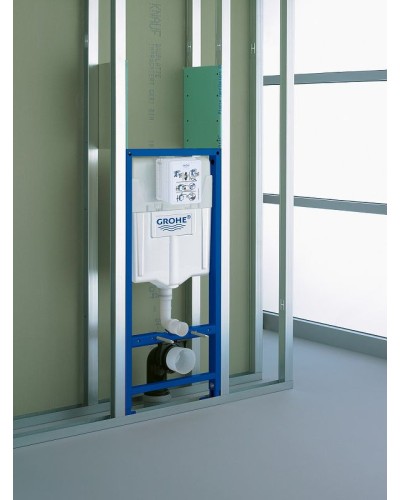 Комплект унитаза AM.PM Awe C111738SC с инсталляцией Grohe Rapid SL 38775001 с сиденьем Микролифт и клавишей смыва Хром