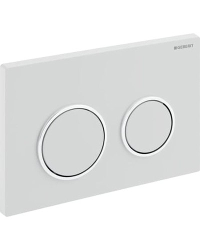 Комплект унитаза с инсталляцией Geberit iCon Rimfree 500.060.TC.I с сиденьем Микролифт и Белой матовой клавишей смыва