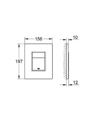 Комплект унитаза Cersanit Delfi TPL S-MZ-DELFI-PL с инсталляцией Grohe Rapid SL 38772001 с сиденьем Микролифт и клавишей смыва Хром