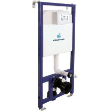 Комплект унитаза Cersanit Delfi TPL S-MZ-DELFI-PL с инсталляцией Koller Pool DUNE1200SL+Neon с сиденьем Микролифт и клавишей смыва Хром