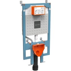 Комплект унитаза с инсталляцией Vitra Normus 9773B003-7200 с сиденьем Микролифт и клавишей смыва Хром