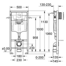 Комплект подвесной унитаз Roca Victoria 34630300R + ZRU8013920 + система инсталляции Grohe 38772001