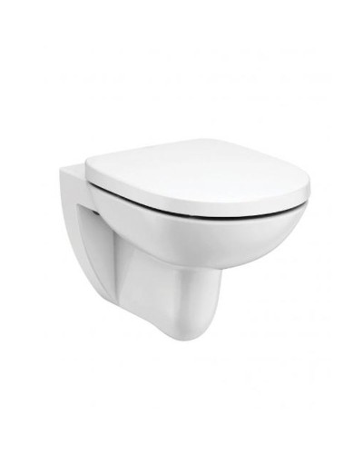 Комплект унитаза с инсталляцией Roca Debba Round Pack Rimless 893104980 с сиденьем Микролифт без клавиши смыва