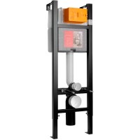 Комплект унитаза с инсталляцией Jacob Delafon Elite E21755RU-00 с сиденьем Микролифт и Белой клавишей смыва