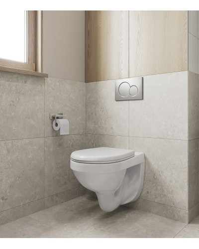 Комплект унитаза с инсталляцией Santeri Альфа 1.3816.4.S00.00B.0 с сиденьем Микролифт и клавишей смыва Хром