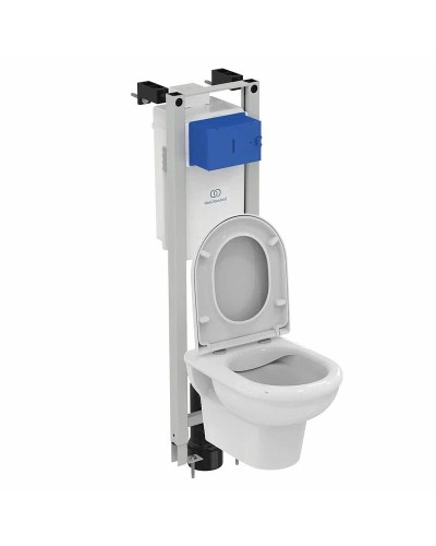 Комплект унитаза с инсталляцией Ideal Standard Prosys Eco Frame Exacto X022601 с сиденьем Микролифт