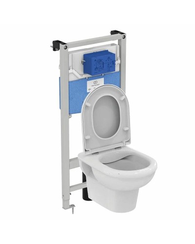 Комплект унитаза с инсталляцией Ideal Standard Prosys Exacto X042601 с сиденьем Микролифт