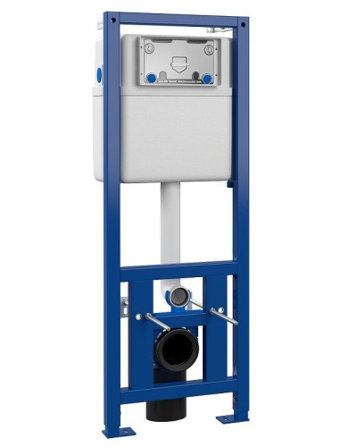 Комплект унитаза с инсталляцией Cersanit Crea Square CO DPL EO slim 63997 с сиденьем Микролифт