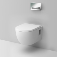 Комплект унитаза с инсталляцией AM.PM Like FlashClean IS30251.801701 с сиденьем Микролифт и клавишей смыва Хром