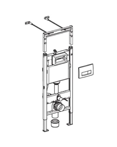 Комплект подвесной унитаз Ideal Standard Connect Space E804601 + E772401 + система инсталляции Geberit 458.125.11.1