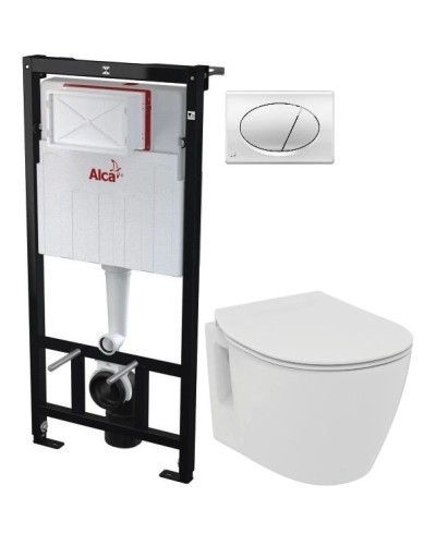 Комплект подвесной унитаз Ideal Standard Connect Space E804601 + E772401 + система инсталляции AlcaPlast AM101/11203:1RUSSETM71