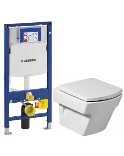 Комплект подвесной унитаз Roca Hall 346627000 + 801622004 + система инсталляции Geberit 111.300.00.5