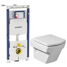 Комплект подвесной унитаз Roca Hall 346627000 + 801622004 + система инсталляции Geberit 111.362.00.5